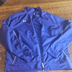 Under Armour Purple Mesh Athletic Jacket